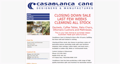 Desktop Screenshot of casablancacane.com.au